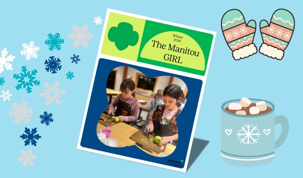 image featuring a cover of the manitou girl magazine