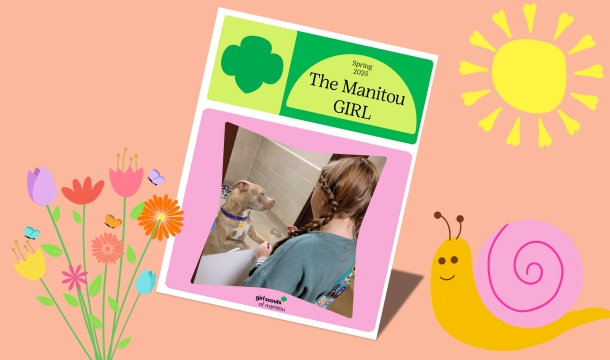 image featuring a cover of the manitou girl magazine